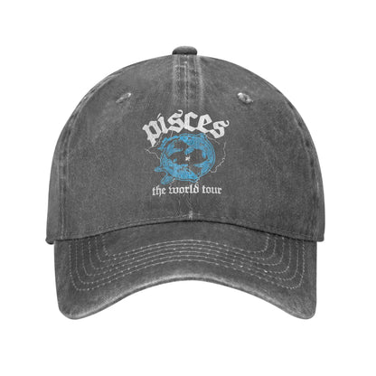 James Arthur Pisces World Tour Baseball Cap Sun  Running Hippie Washed Hip Hop Hats Men Adult Baseball Caps