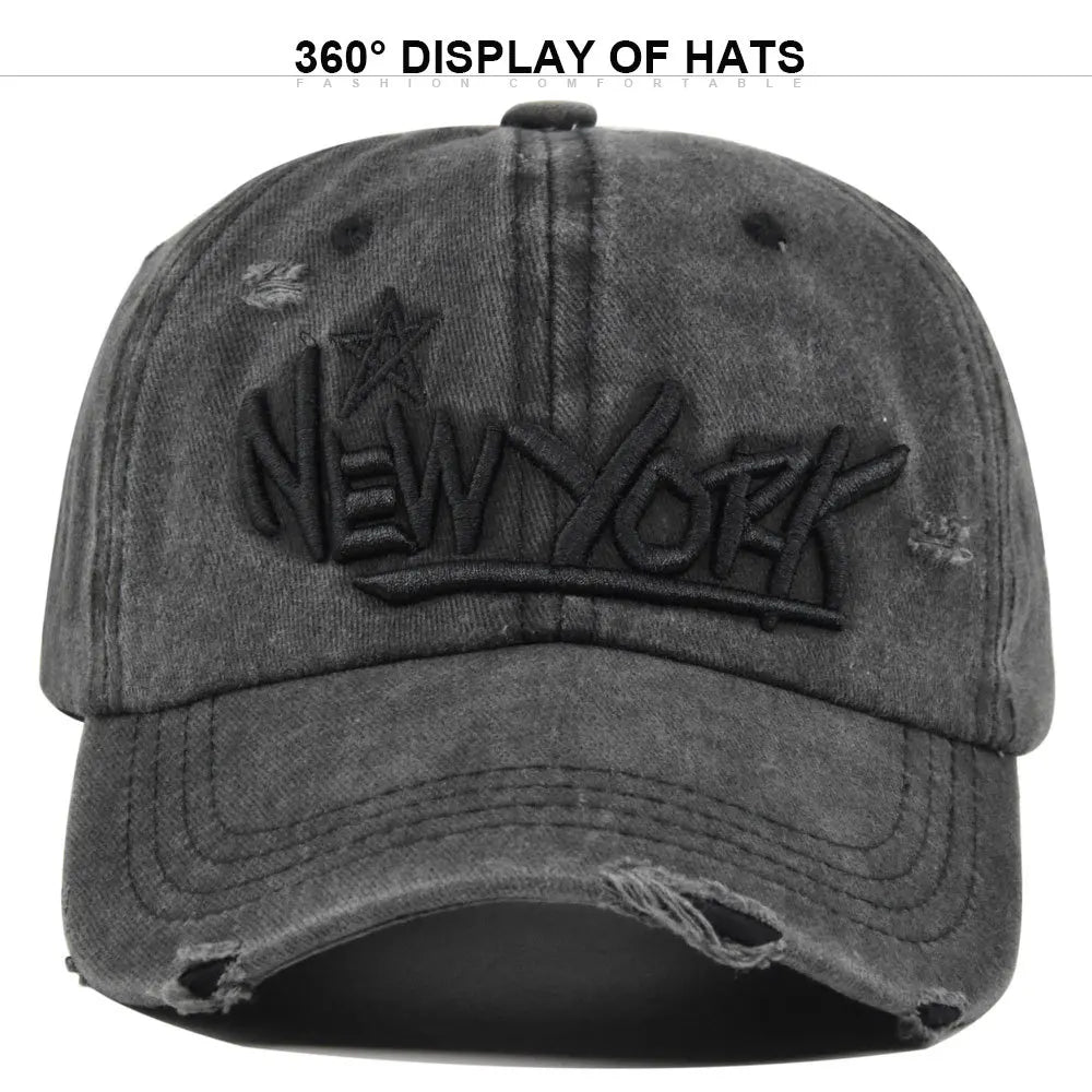 Y2K Style 3D Embroidery Baseball Cap Unisex Outdoor