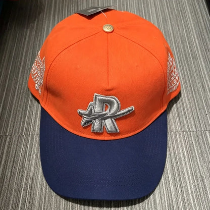Contrast Brim 3D Embroidered Rough Play Hats