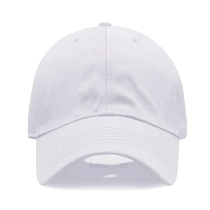 Custom Text Logo Embroidery Vintage Washed Cotton Baseball Cap