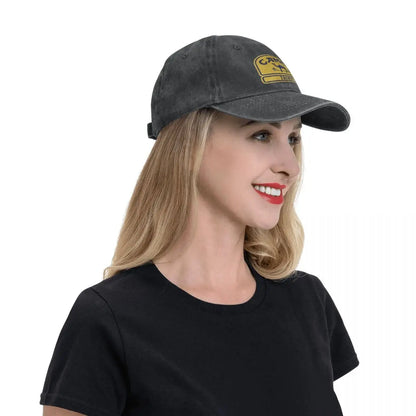 Camel Trophy Baseball Caps Snapback Denim Fabric Hats Outdoor Adjustable