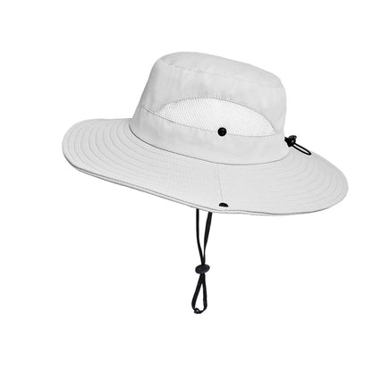 Outdoor Fishing Mountaineering Fisherman Hat Breathable Large Brim Sun Hat