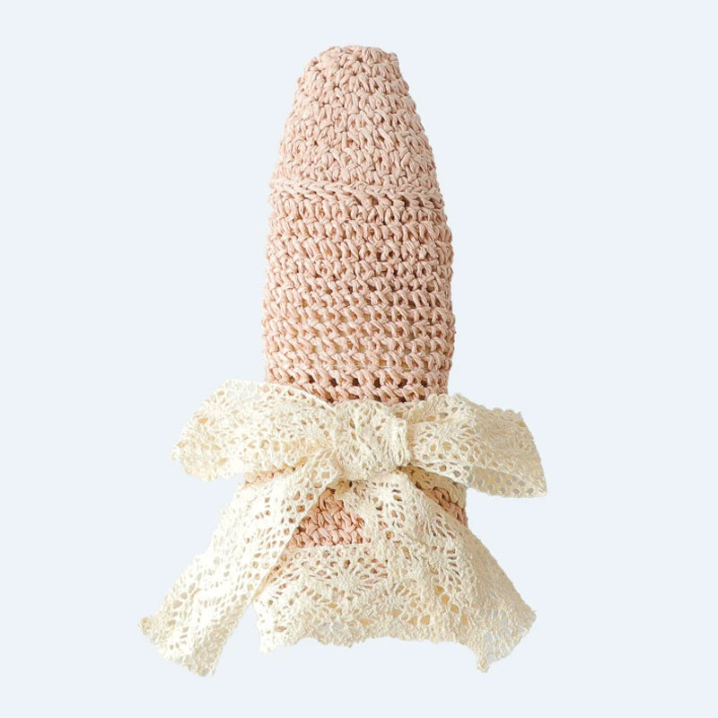 Summer Baby Sun Hat Lace Straw Kids Bucket Hats