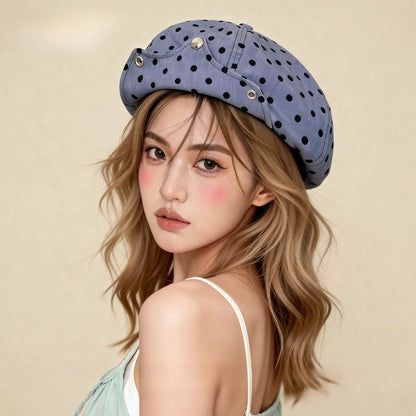 Women Spring Summer Soft-Brimmed Cloud Painter Hat