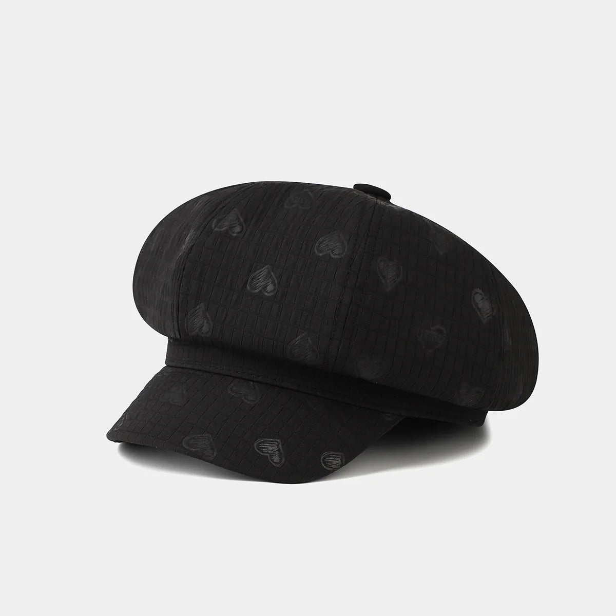 Vintage Newsboy Cap Women Octagonal Beret Hat