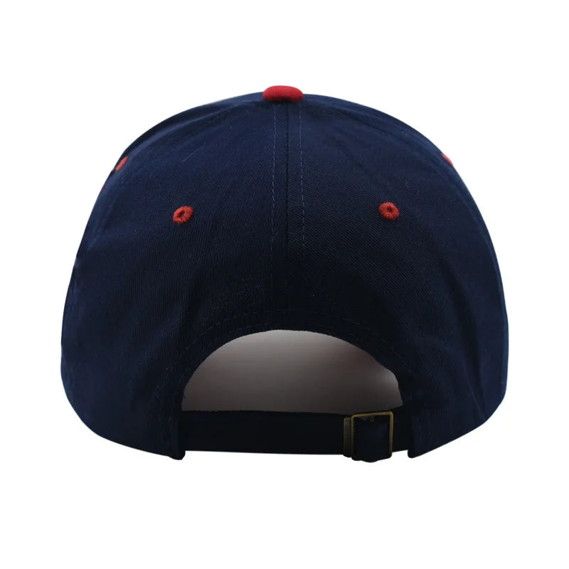 USA Embroidered Baseball Cap Washed Distressed Peaked Hats