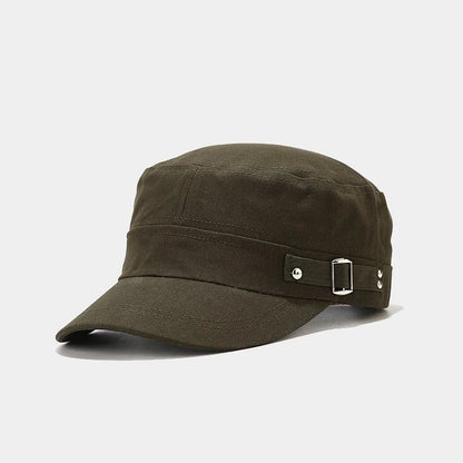 Men Vintage Army Denim Baseball Cap Cotton Cadet Hat