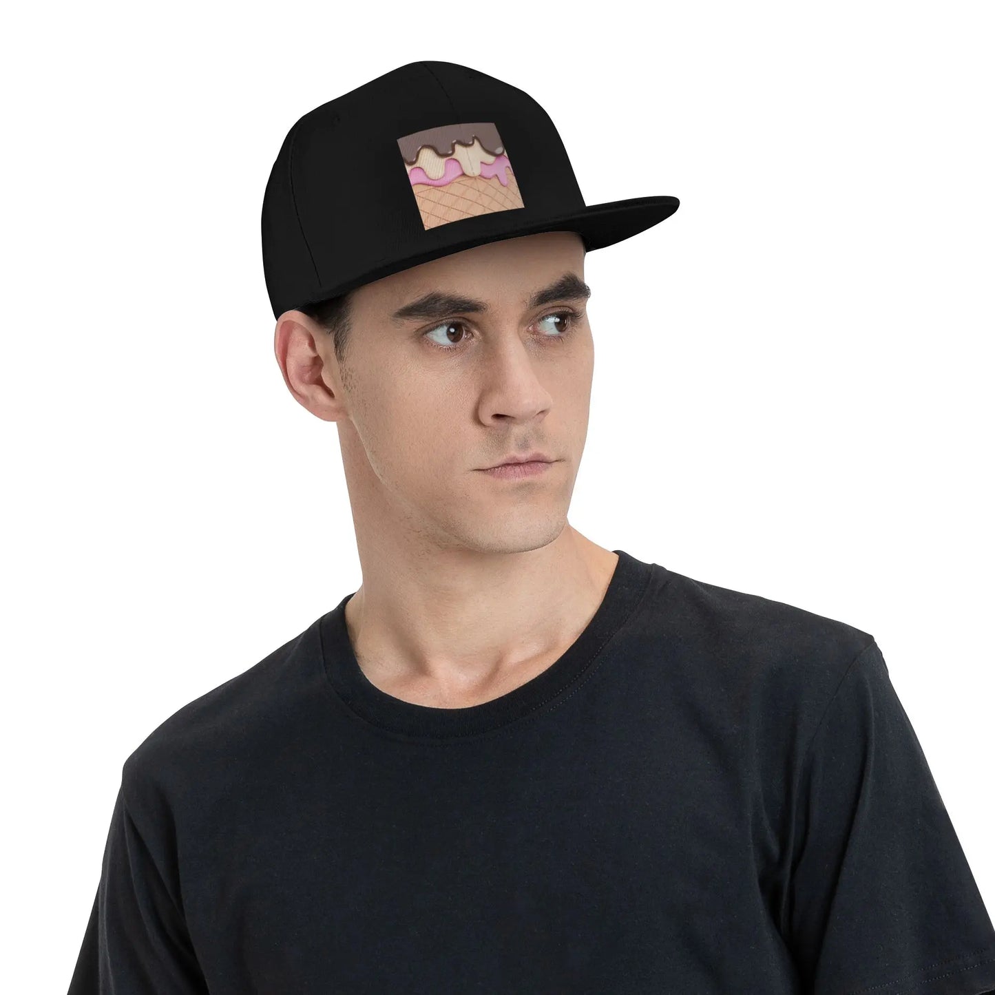 Unisex Baseball Hats Strawberry Ice Cream Outdoor Streetwear Summer