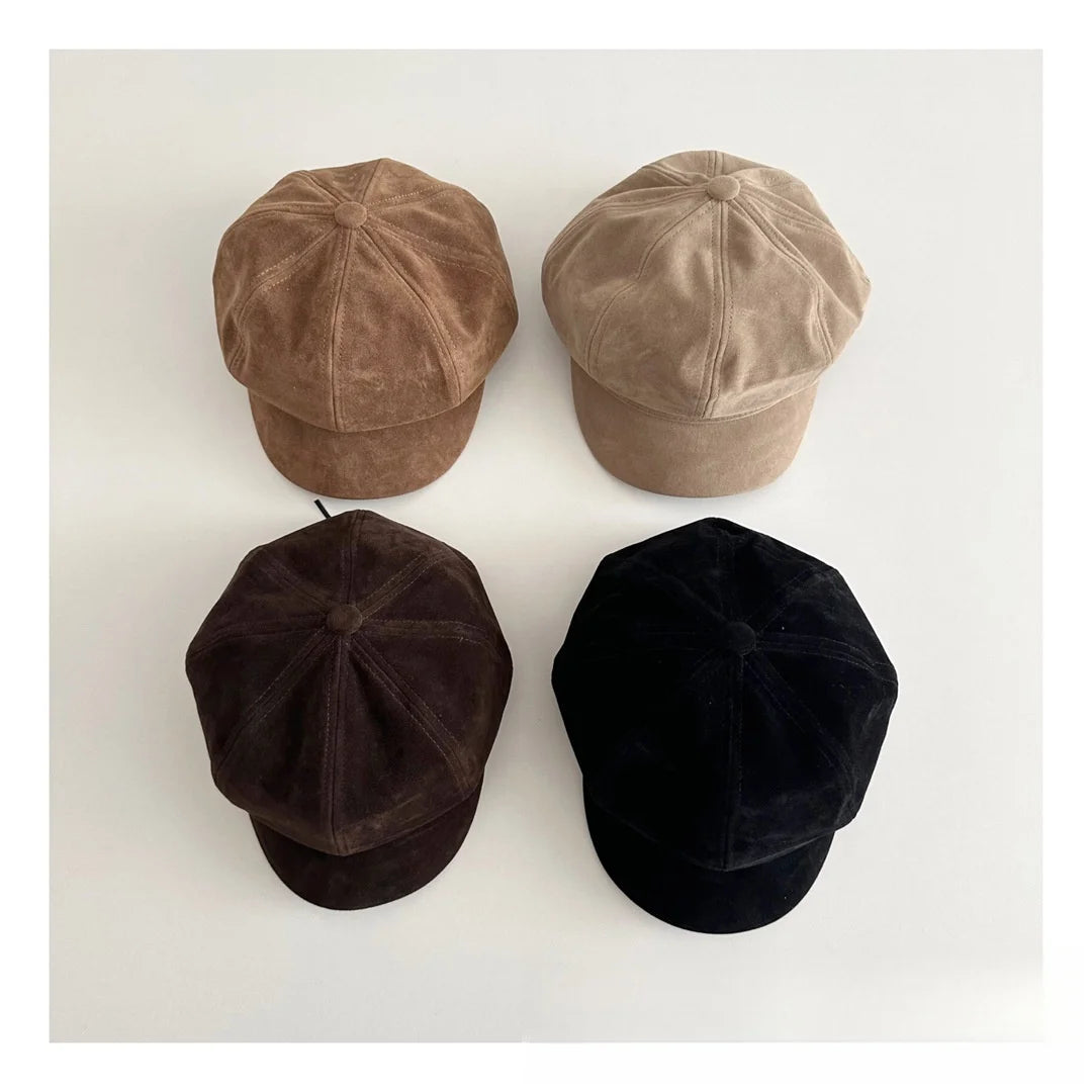 2025 New Japanese Vintage Kids Newsboy Cap