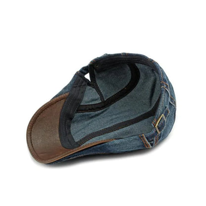 Four Seasons Cotton Solid Newsboy Caps Flat Peaked Cap