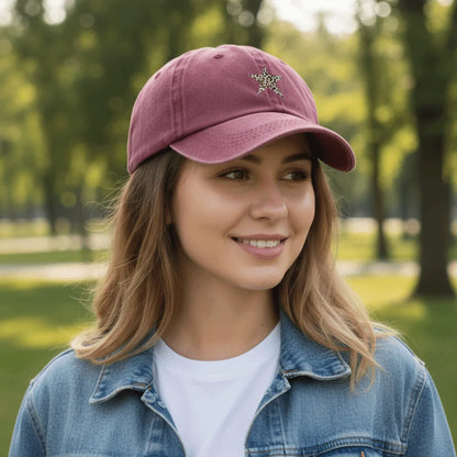 Breathable Sunscreen Hats Adjustable Distressed Faded Cap Men Women