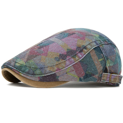 Vintage Artist Painter Beret Hat 100% Cotton Ivy Flat Cap