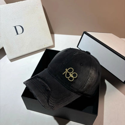 Luxury Metal Logo RB Baseball Caps For Men Women