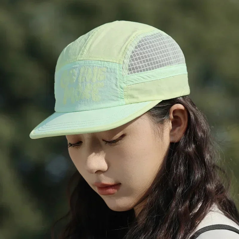 Lightweight Quick Drying Running Caps Summer Breathable Outdoor Sports Caps Fashion Casual Hat