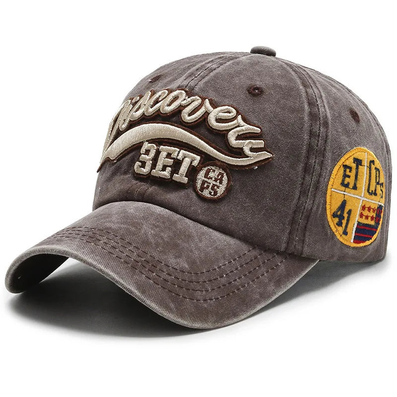 Hip Hop Washed Cotton Denim Baseball Cap