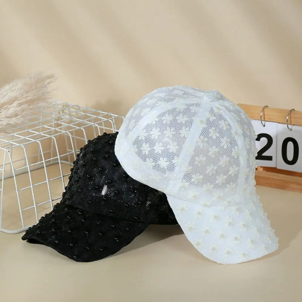 Fashion Embroidery Lace Baseball Cap Adjustable