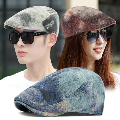 Women Street Hip-Hop Style Graffiti Duckbill Cap