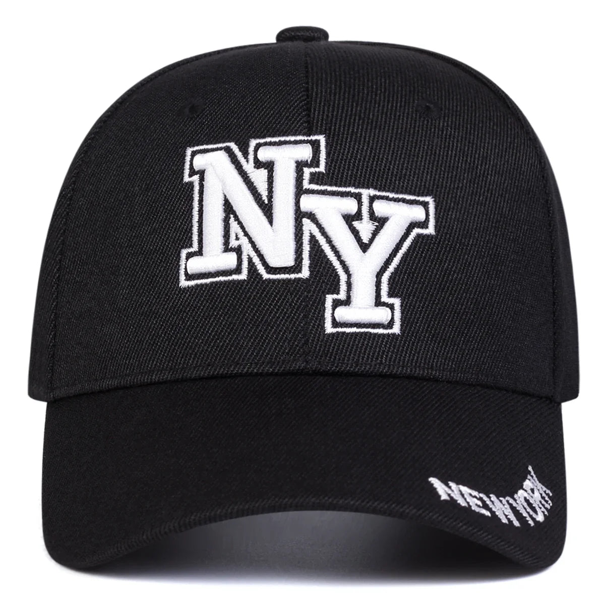 Unisex NY Letter Embroidery Baseball Caps Spring and Autumn Sports Cap