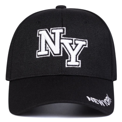 Unisex NY Letter Embroidery Baseball Caps Spring and Autumn Sports Cap