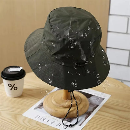 Waterproof Fisherman Hat Women Foldable Summer Sun Anti-UV
