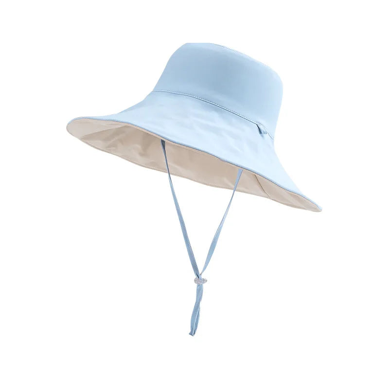 Women Extra Wide Brim Reversible Sun Hat UPF 50+
