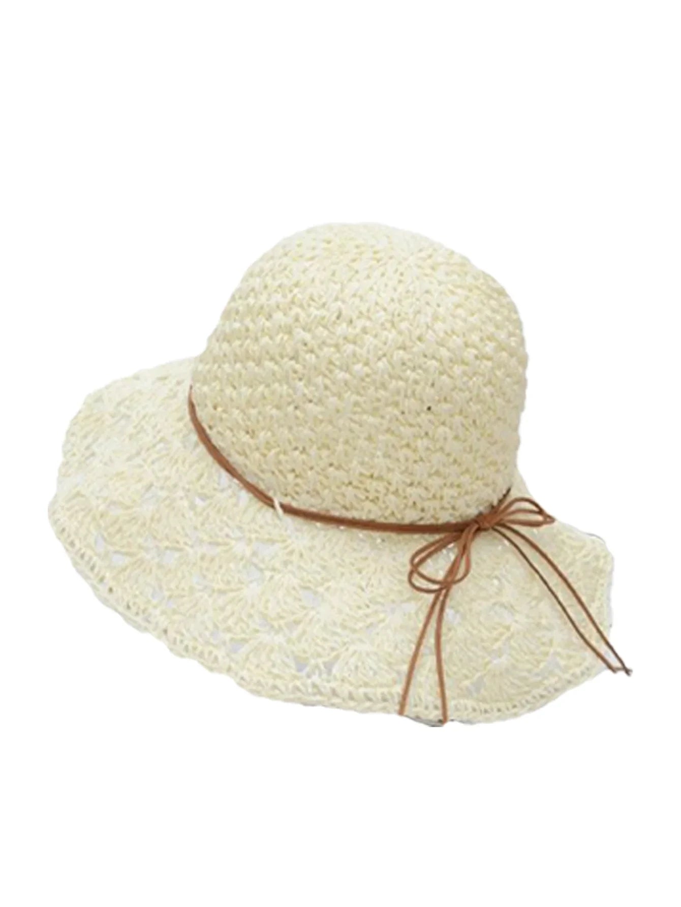 Women’s Summer Wide-Brimmed Foldable Panama Hat