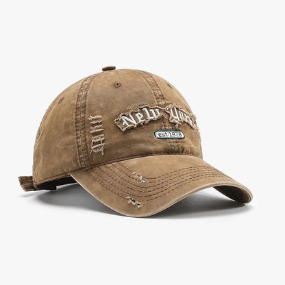 New Fashion Korean Baseball Cap Embroidery Travel Sun Hat
