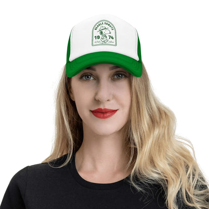 Snoopy Beagle Scouts Adult Outdoor Cartoon Mesh Baseball Cap Summer