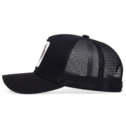 Unisex Tiger Embroidery Baseball Net Caps Spring and Summer