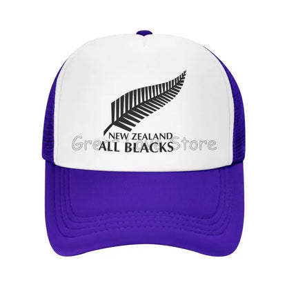 New Zealand All Blacks Baseball Caps Hip Hop Mesh Hat Outdoor Summer Travel Sun Hats Adjustable Snapback Cap