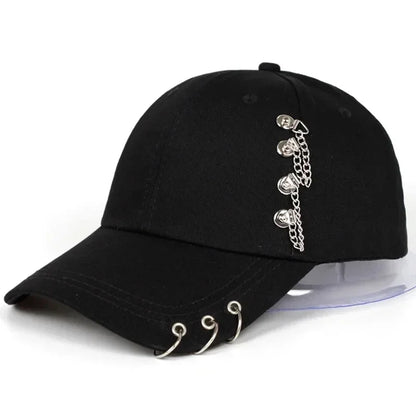 Unisex Side Iron Ring Baseball Caps Spring Autumn