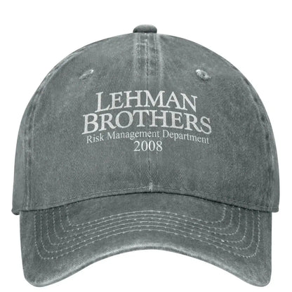 Lehman Brothers Risk Management 2008 Baseball Cap
