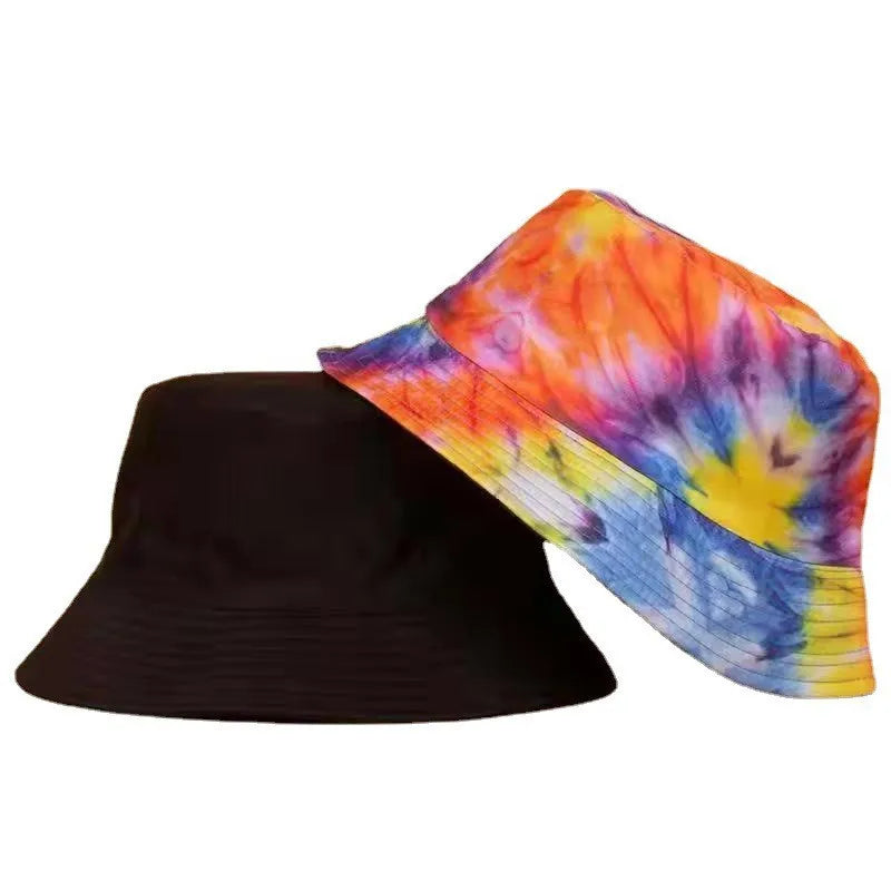 Street Graffiti Men's Bucket Hat Double-Sided Hip Hop Outdoor