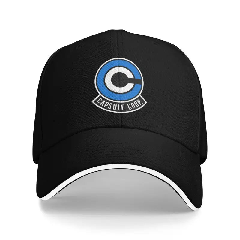Capsule Corp Print Baseball Cap Daily Casual Sandwich Cap