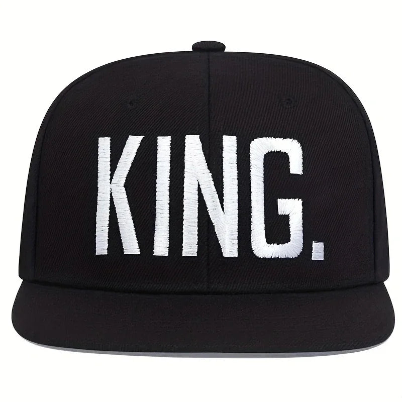 Unisex King Letter Embroidery Baseball Hats Spring Autumn