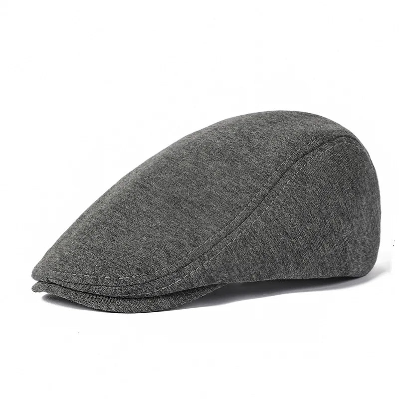 Men's Adjustable Newsboy Hat Classic Flat Ivy Cap