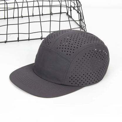 Outdoor Custom Logo Perforated 5-Panel Baseball Cap