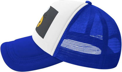 Cute Cartoon Bee Trucker Hat Unisex Polyester Mesh Baseball Cap