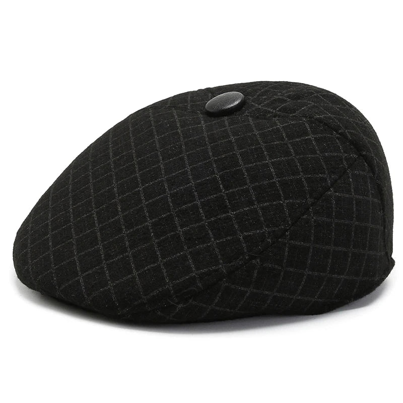 Fashion Berets Men High Quality Autumn Winter Wool Hat