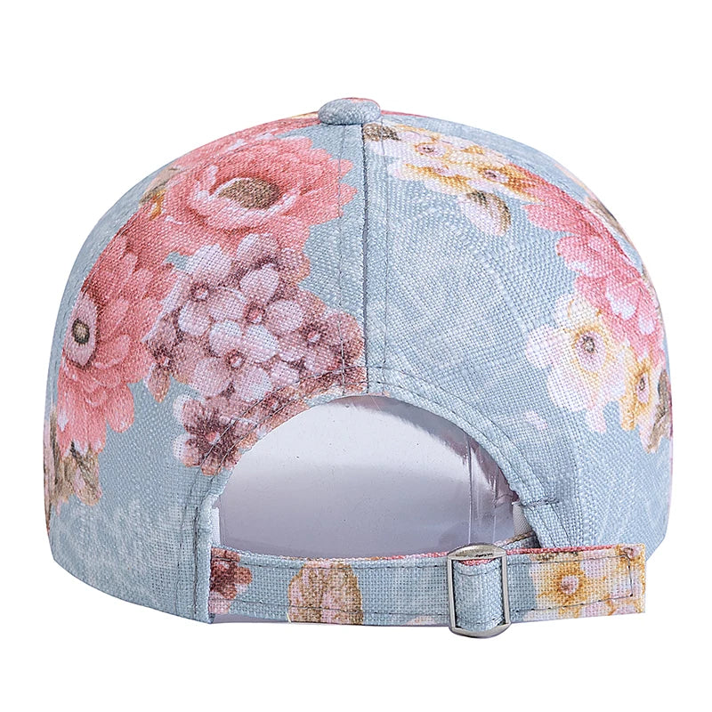 Style Women's Flower Pattern Baseball Cap