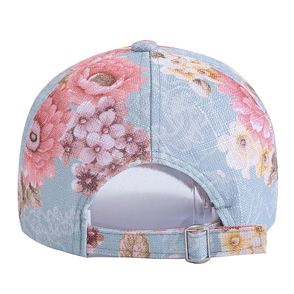 Style Women's Flower Pattern Baseball Cap