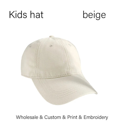 Kids Custom Hat Logo Embroidery Baseball Cap