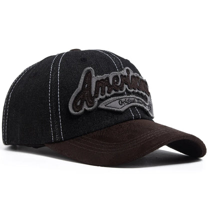 Summer Denim Baseball Cap Men's