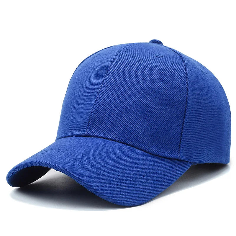 Unisex Cap Casual Plain Baseball Cap Adjustable Snapback Hats Hip Hop Cap Street Dad Hat