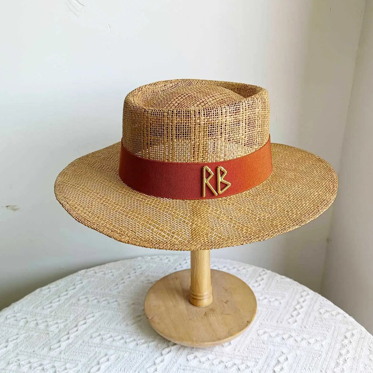Flat Top Sun Hat 2026 Delicate Weaving Straw Hat Summer Straw Hat
