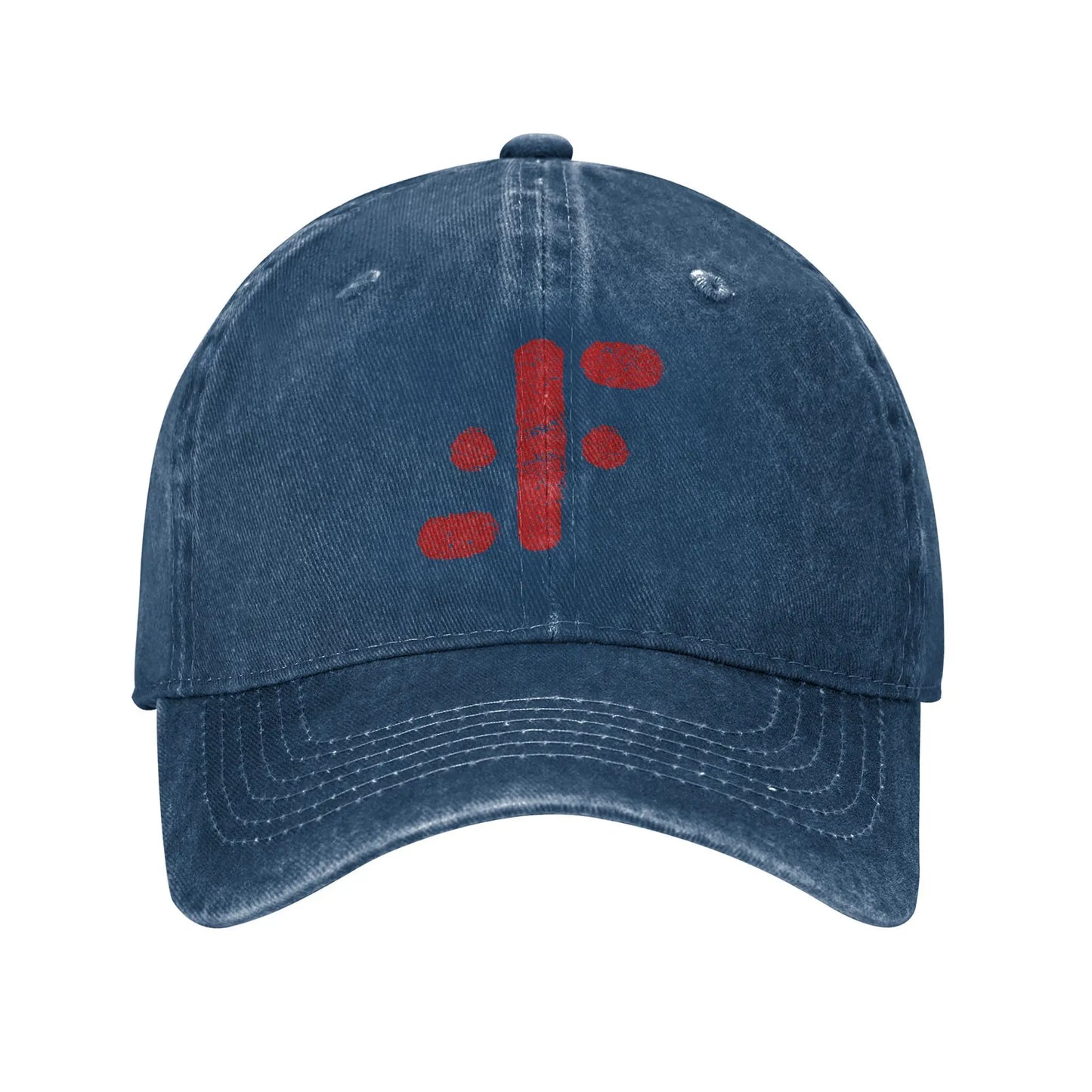 Casual V Tv Series The Visitors Insignia Baseball Caps Distressed Denim Headwear