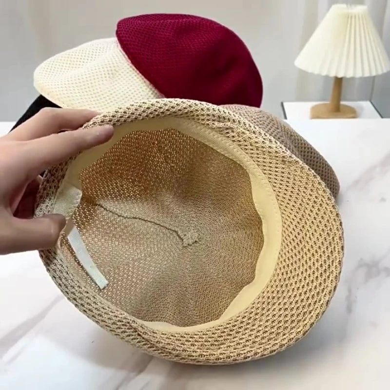 Women's Korean Style Fashion Thin Beret Hat