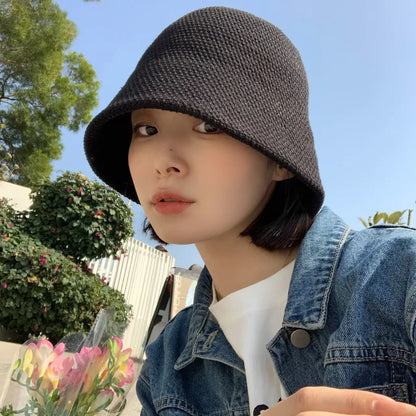 New Fashion Summer Linen Hats Women Foldable Outdoor