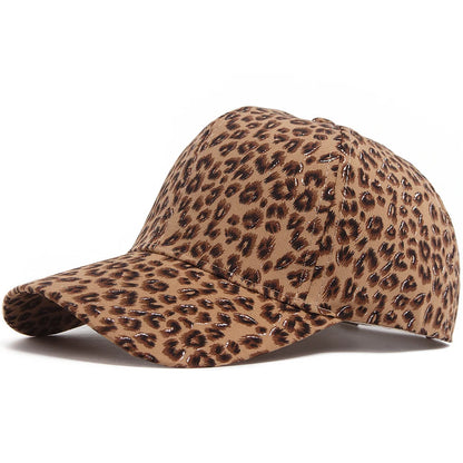 Summer New Women Baseball Cap Fashion Leopard Print Snapback