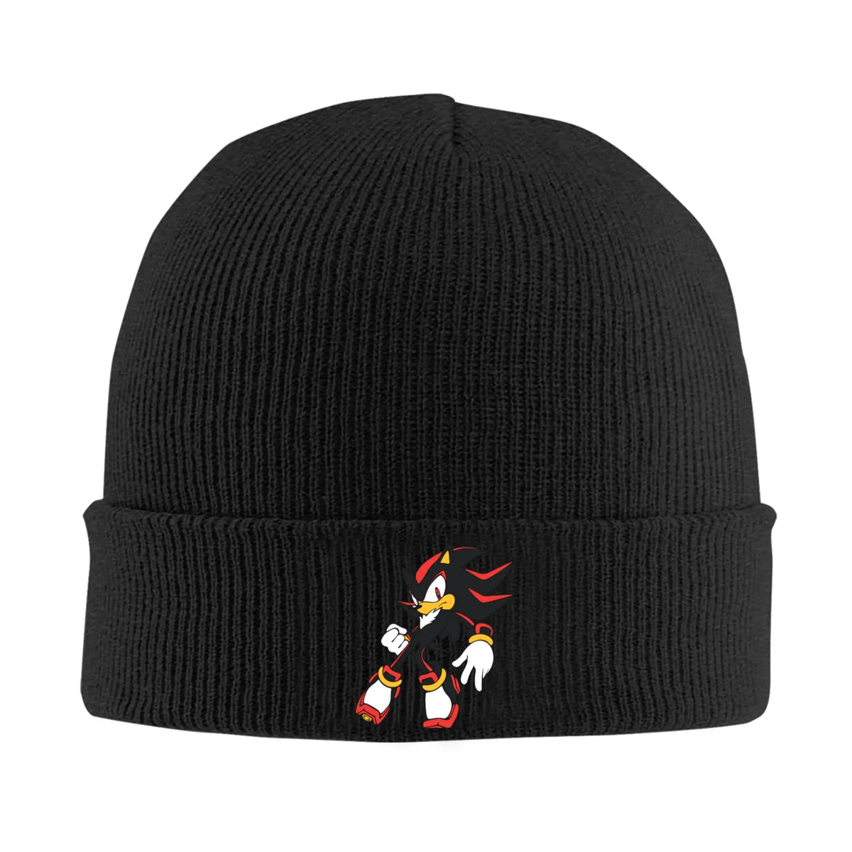 Shadow The Hedgehogs Knit Hat Beanies Autumn Winter Hat